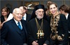 Hala Fares resplendent alongside the Patriarch& her husband Fares