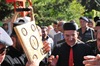 The Patriarch upon his arrival to the Fares Residence